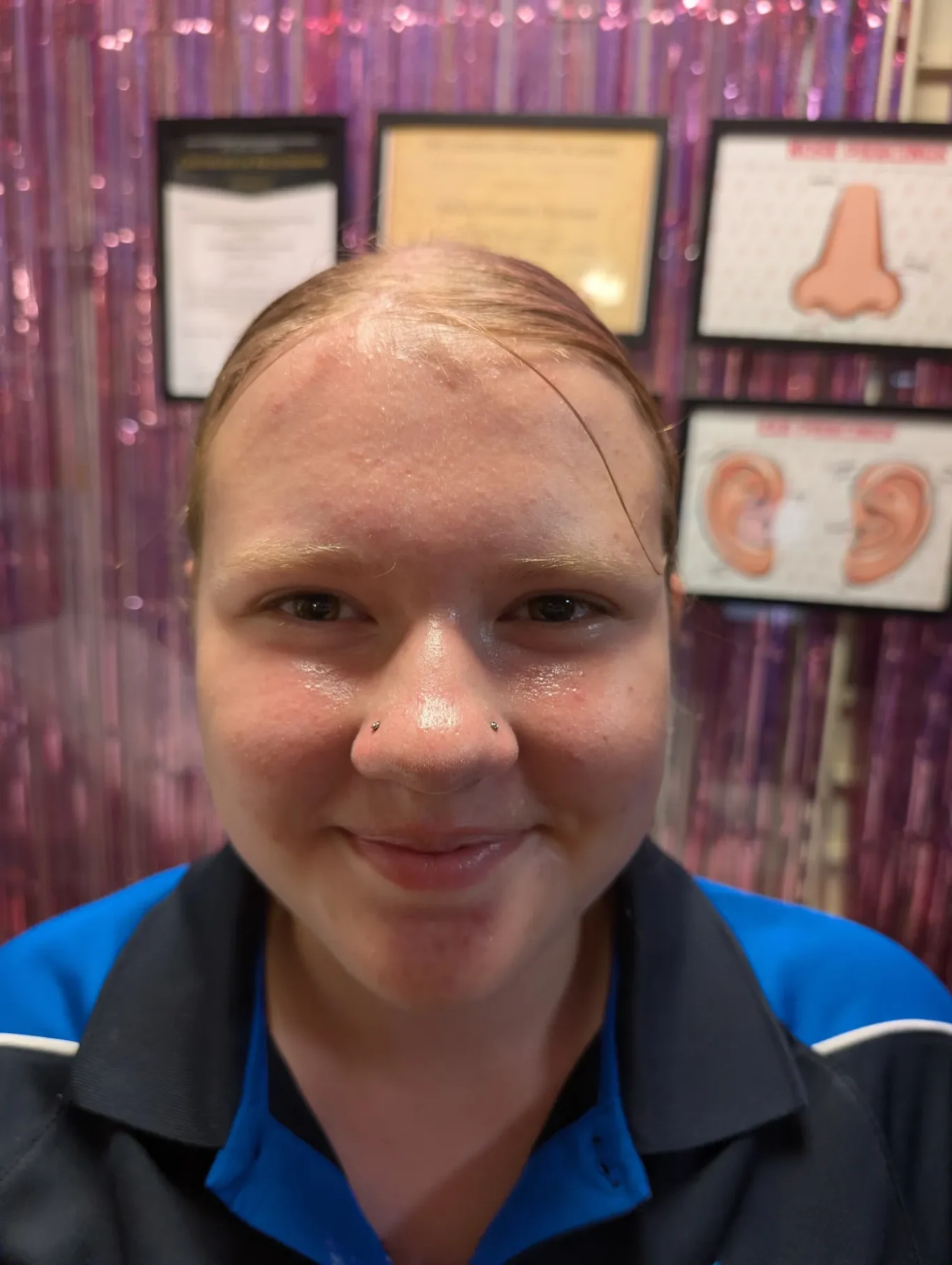 Double Nostril piercing / Nose piercings