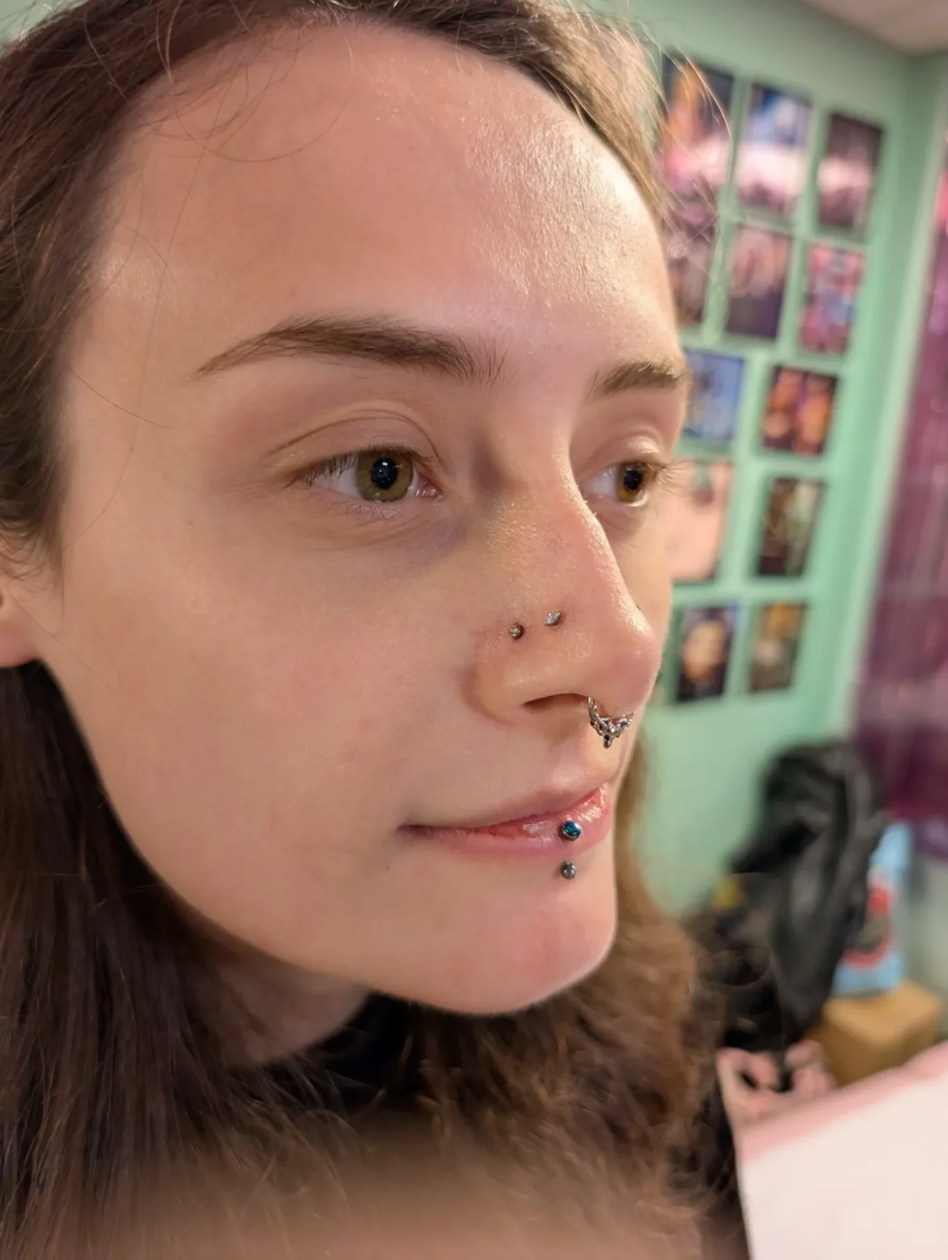 Second Nostril piercing / Double Nose piercing