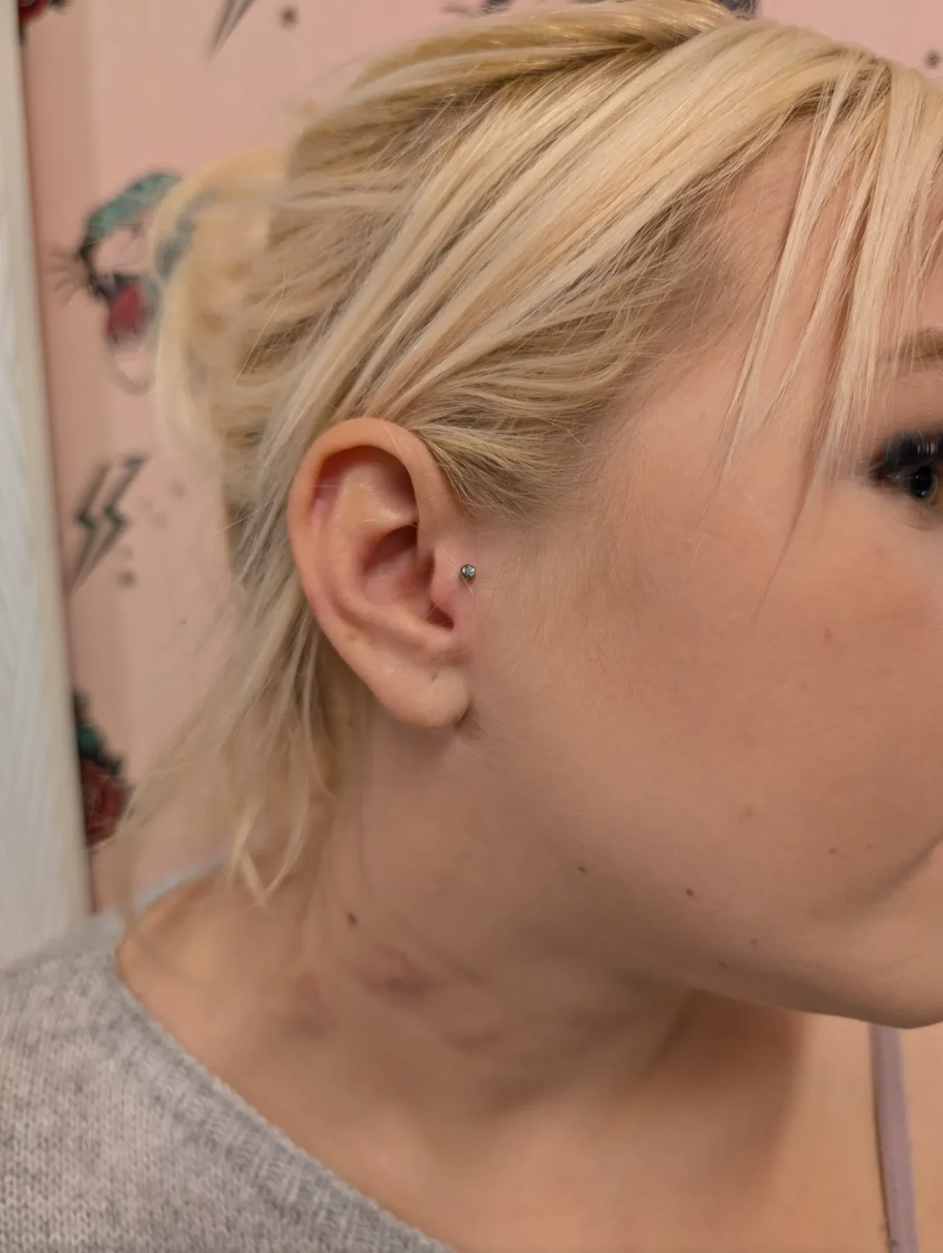 Tragus ear piercing