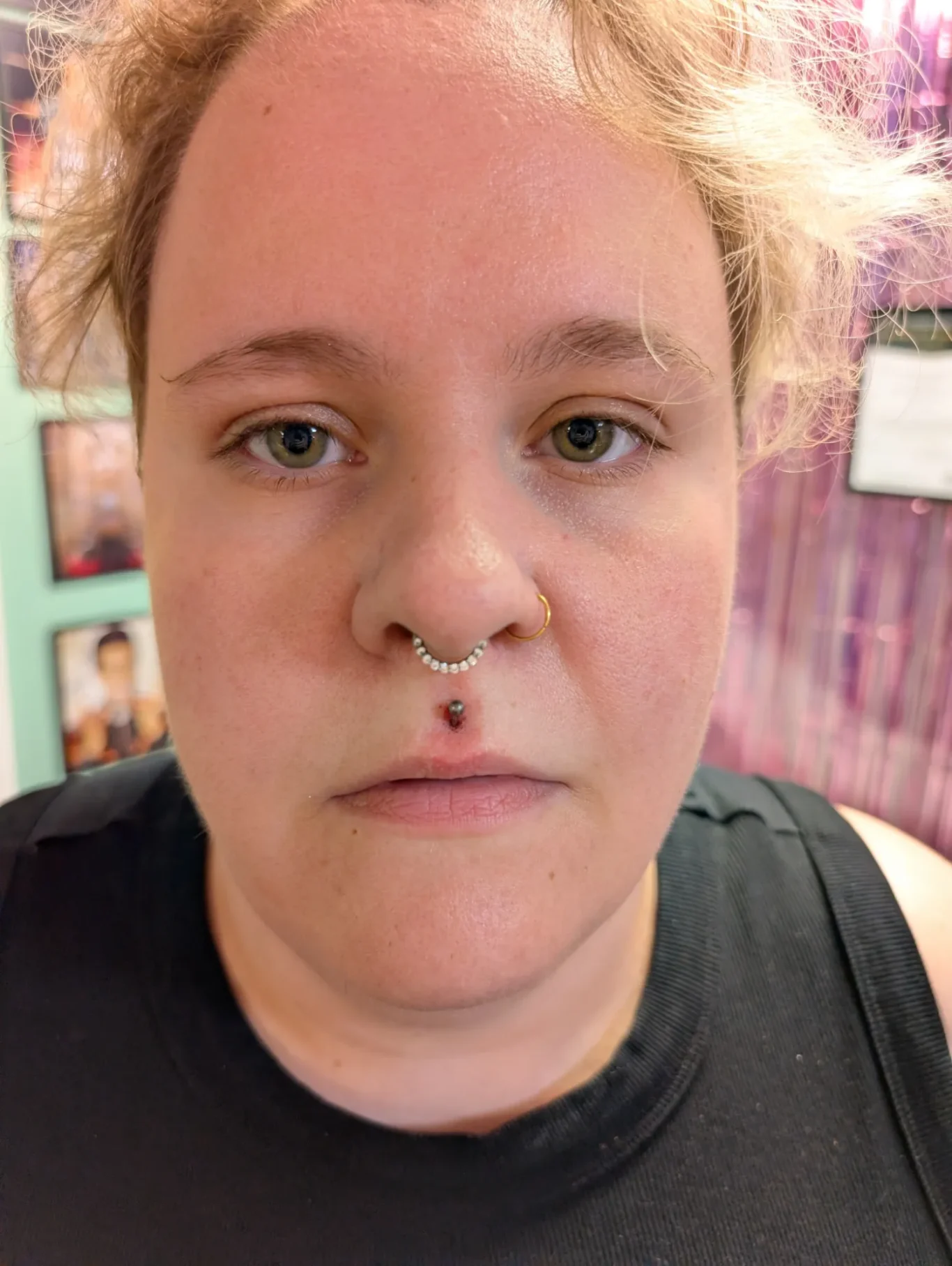 Medusa Lip Piercing
