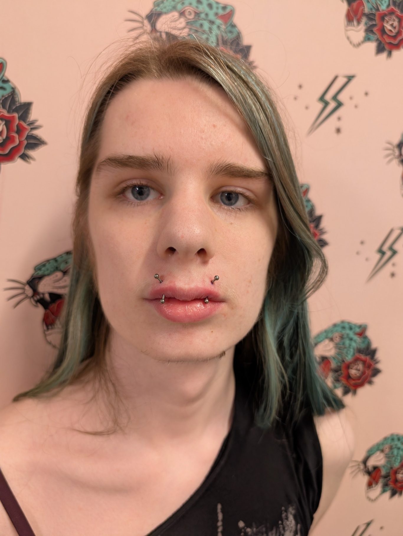 Angel Fang Lip Piercings