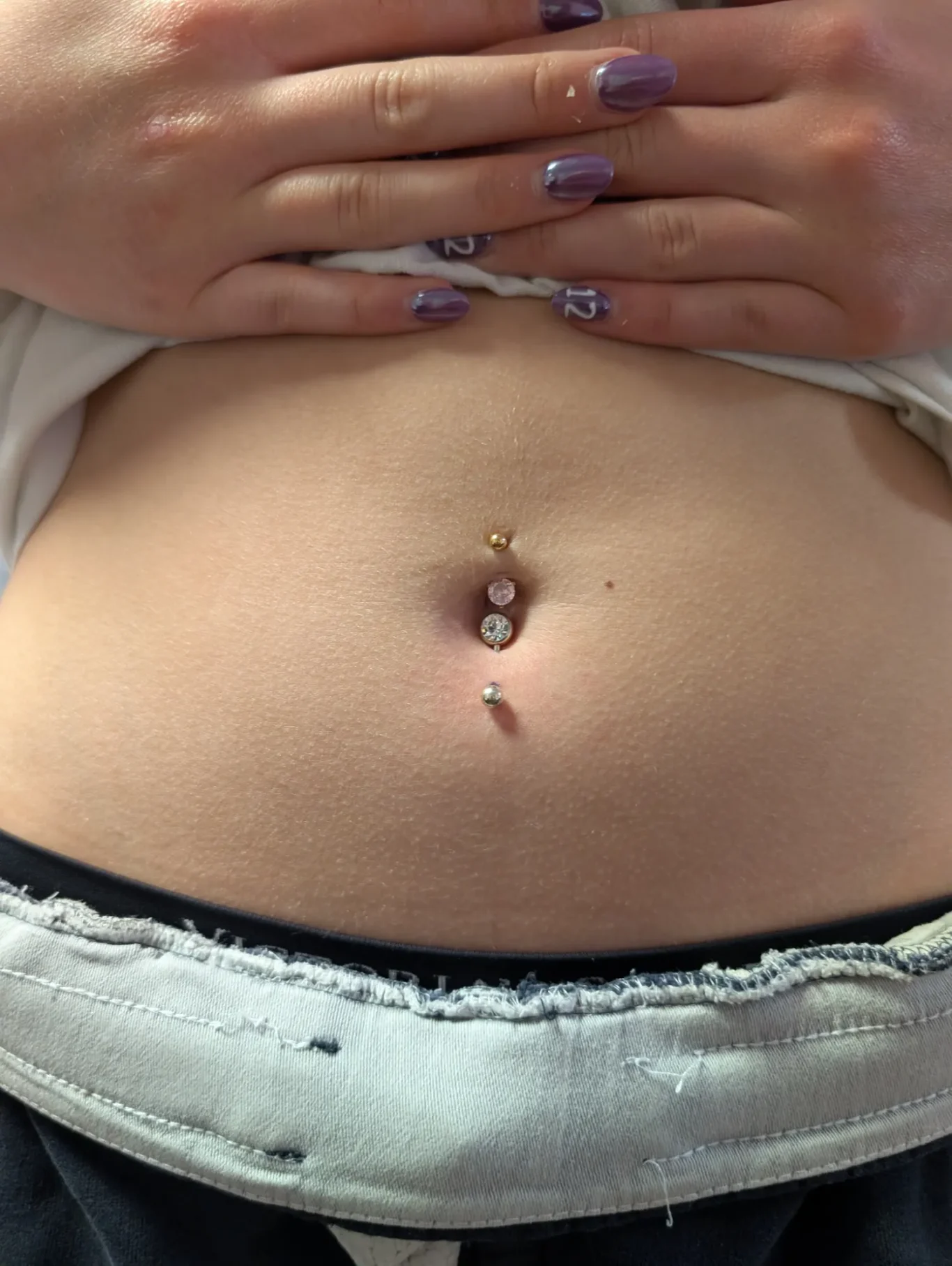 Bottom Belly Button Piercing