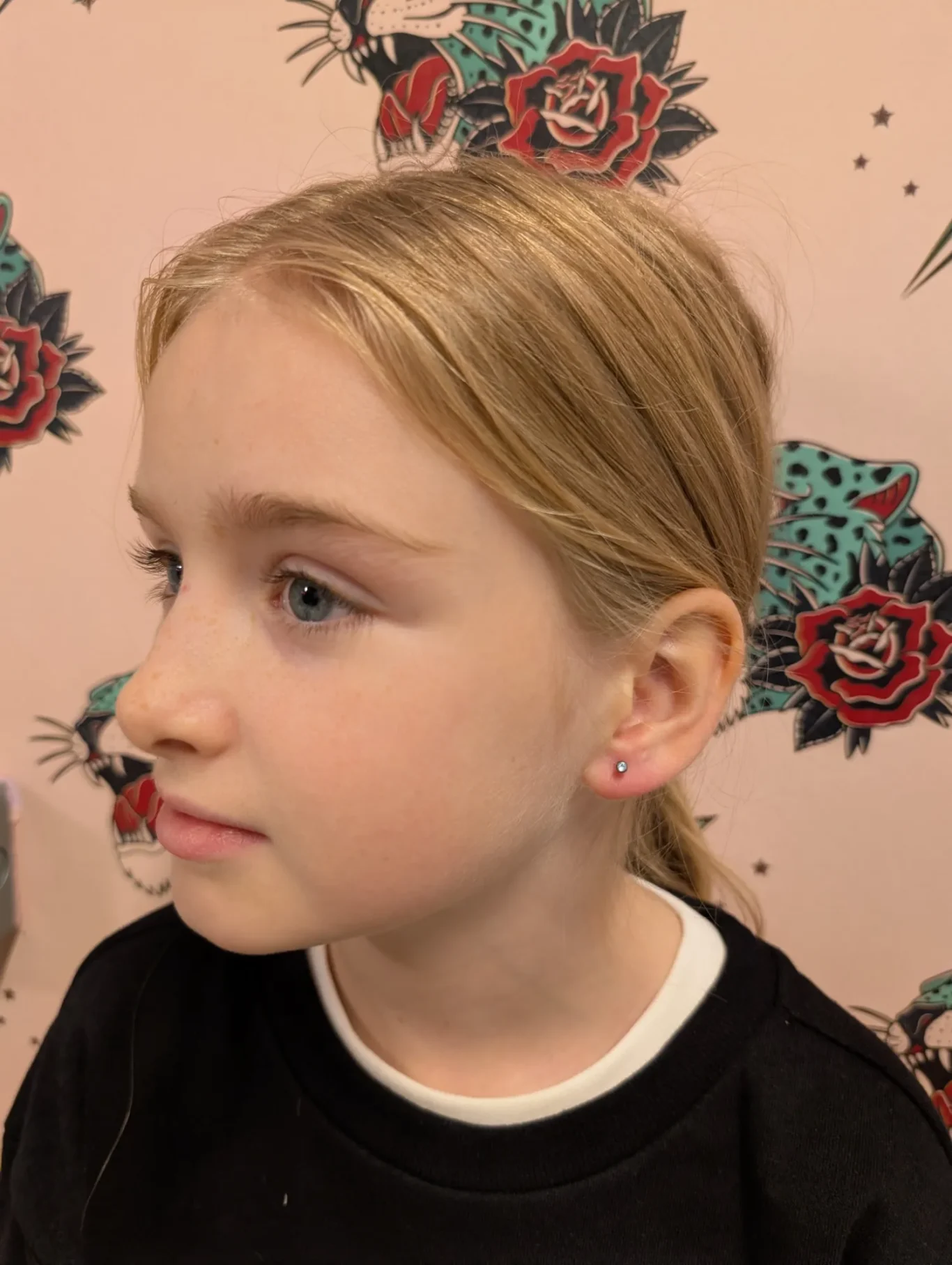 First Ear Lobe Piercing