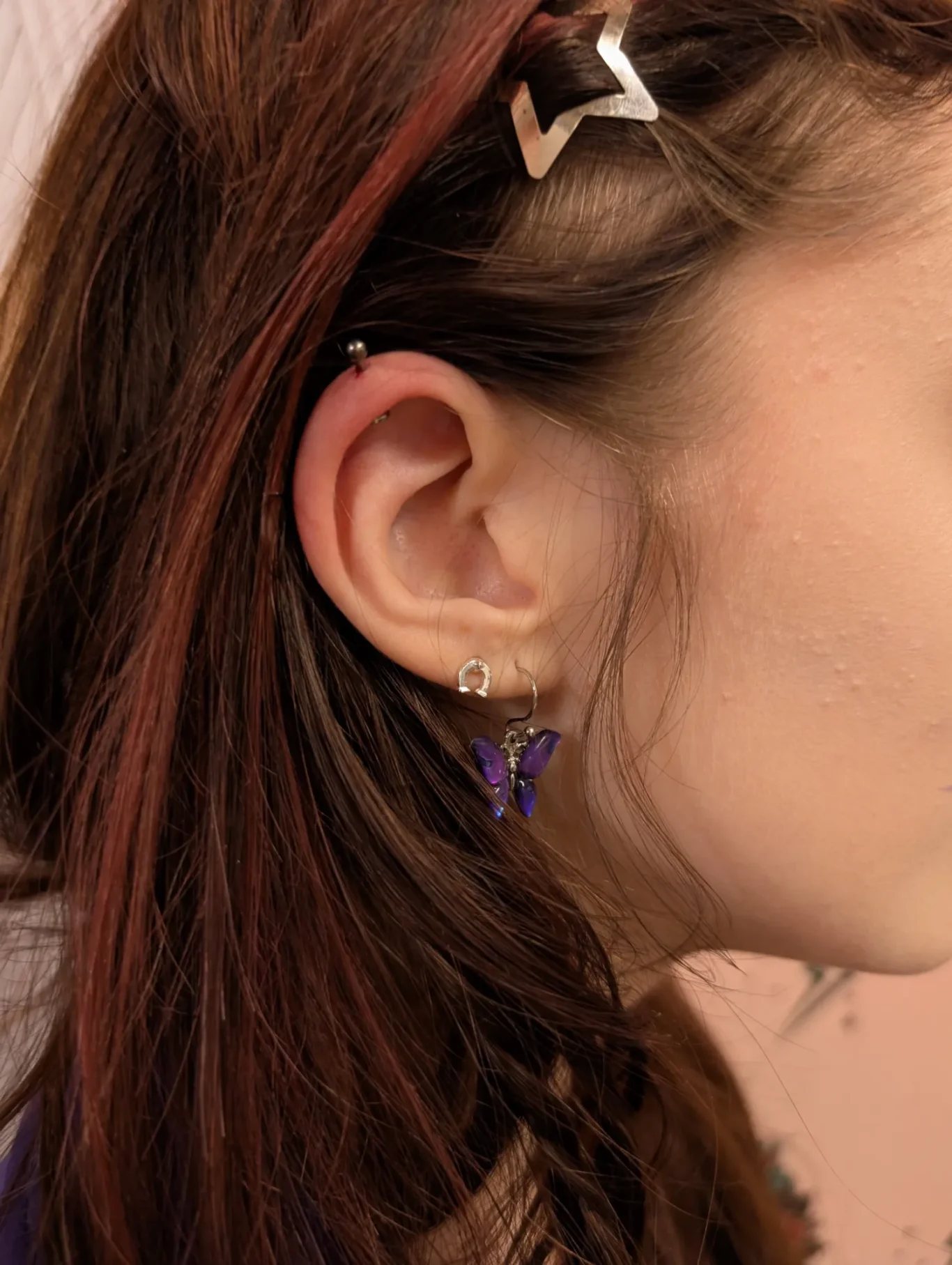 Helix ear piercing