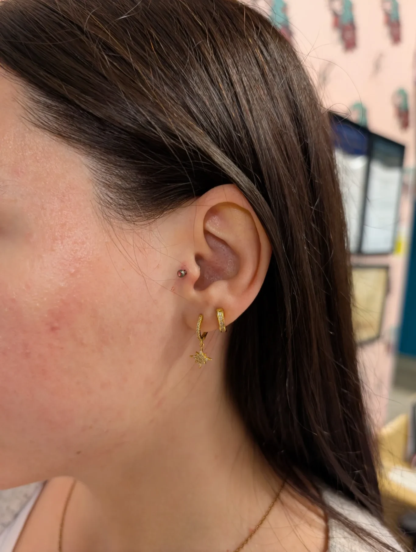 Tragus ear piercing