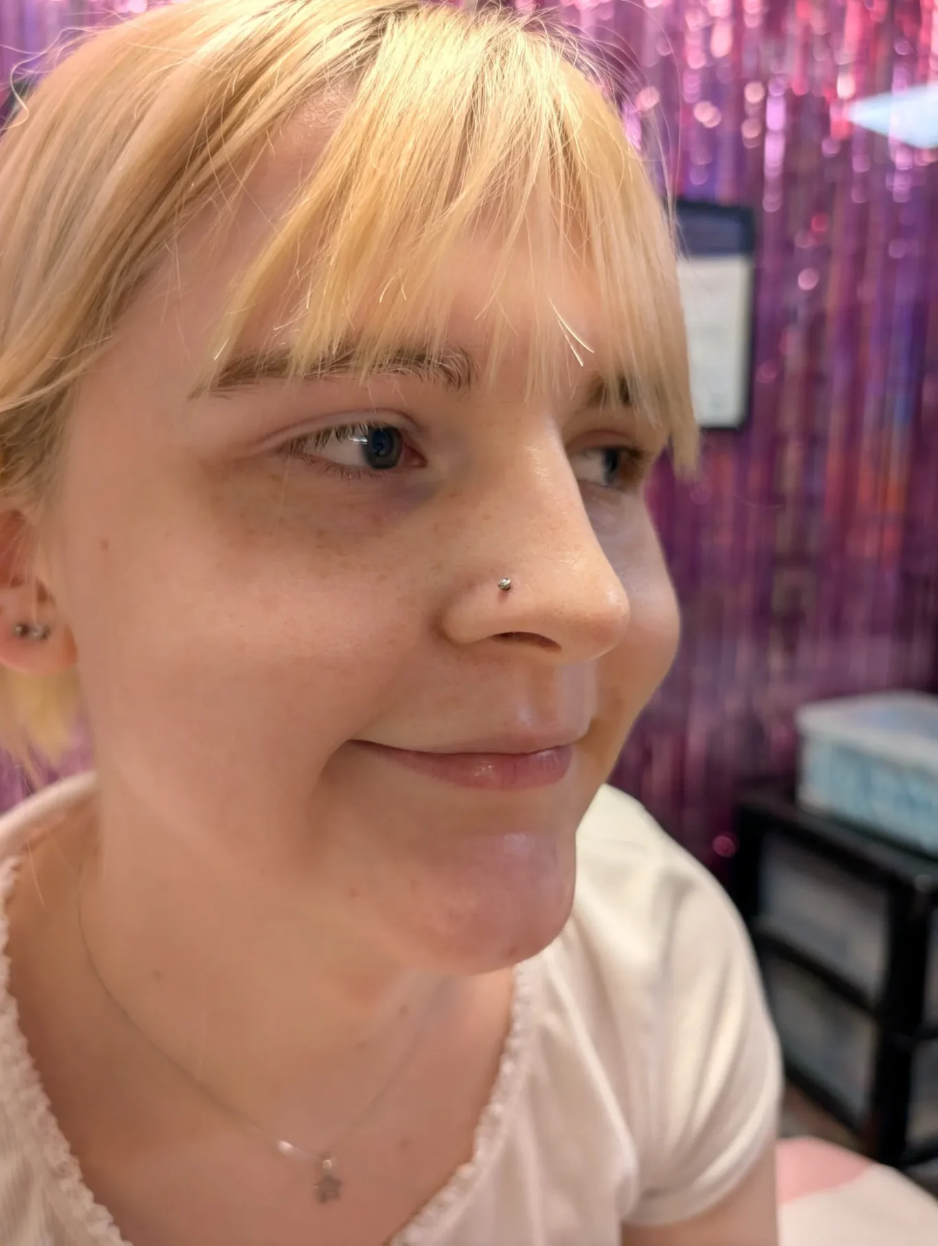 Nostril piercing / Nose piercing