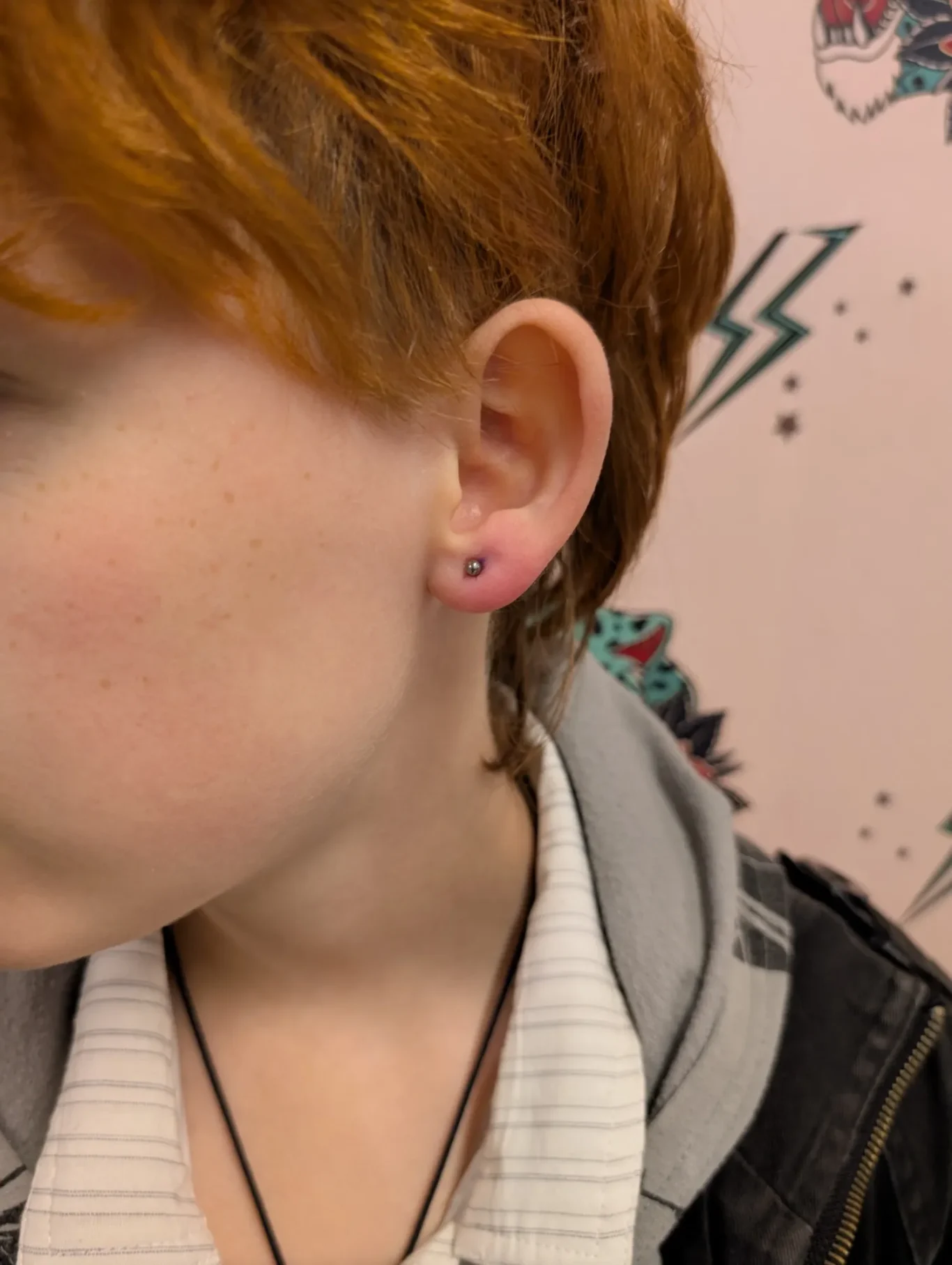 First Lobe Piercing