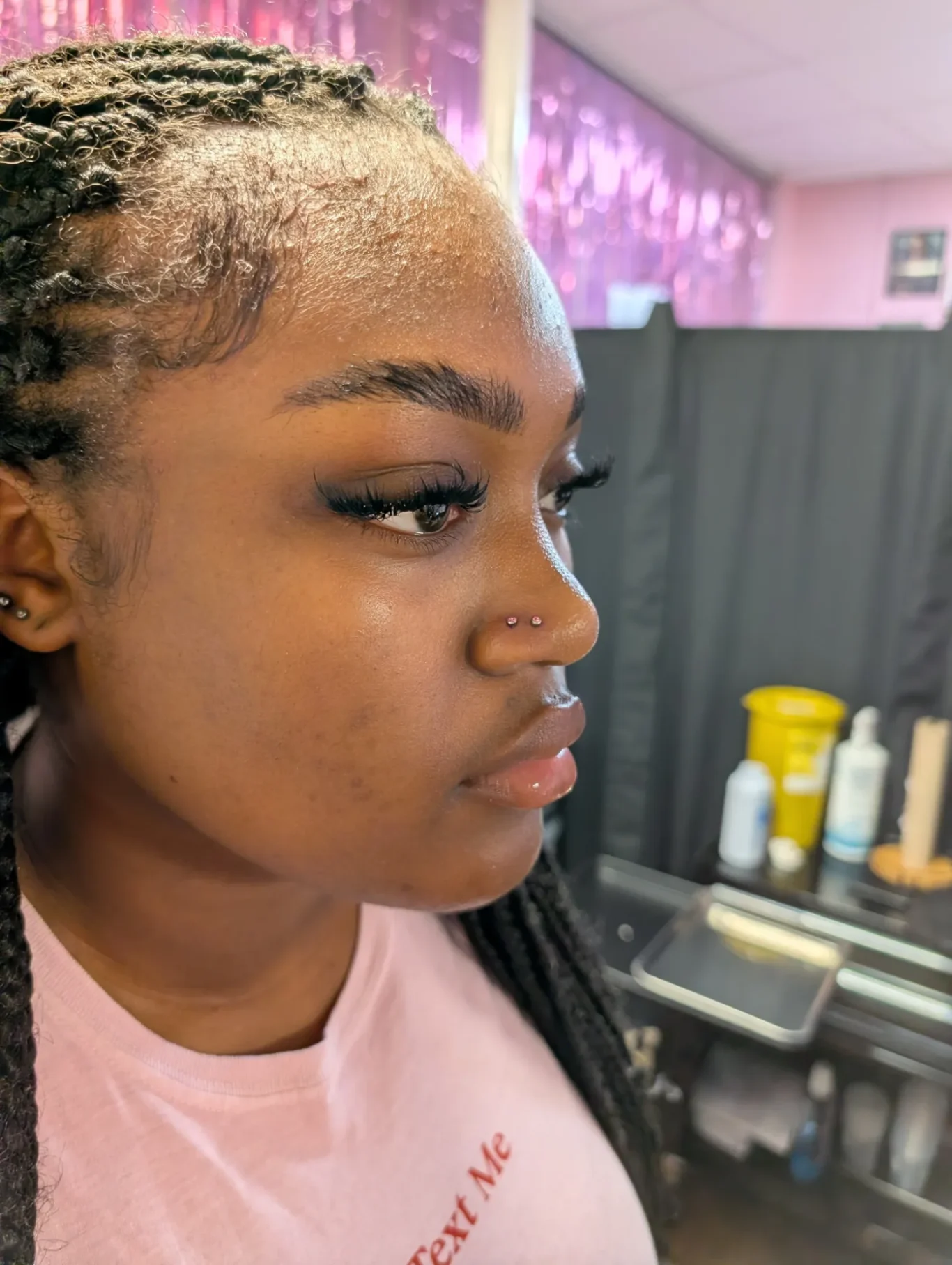 Double Nostril piercing / Nose piercings