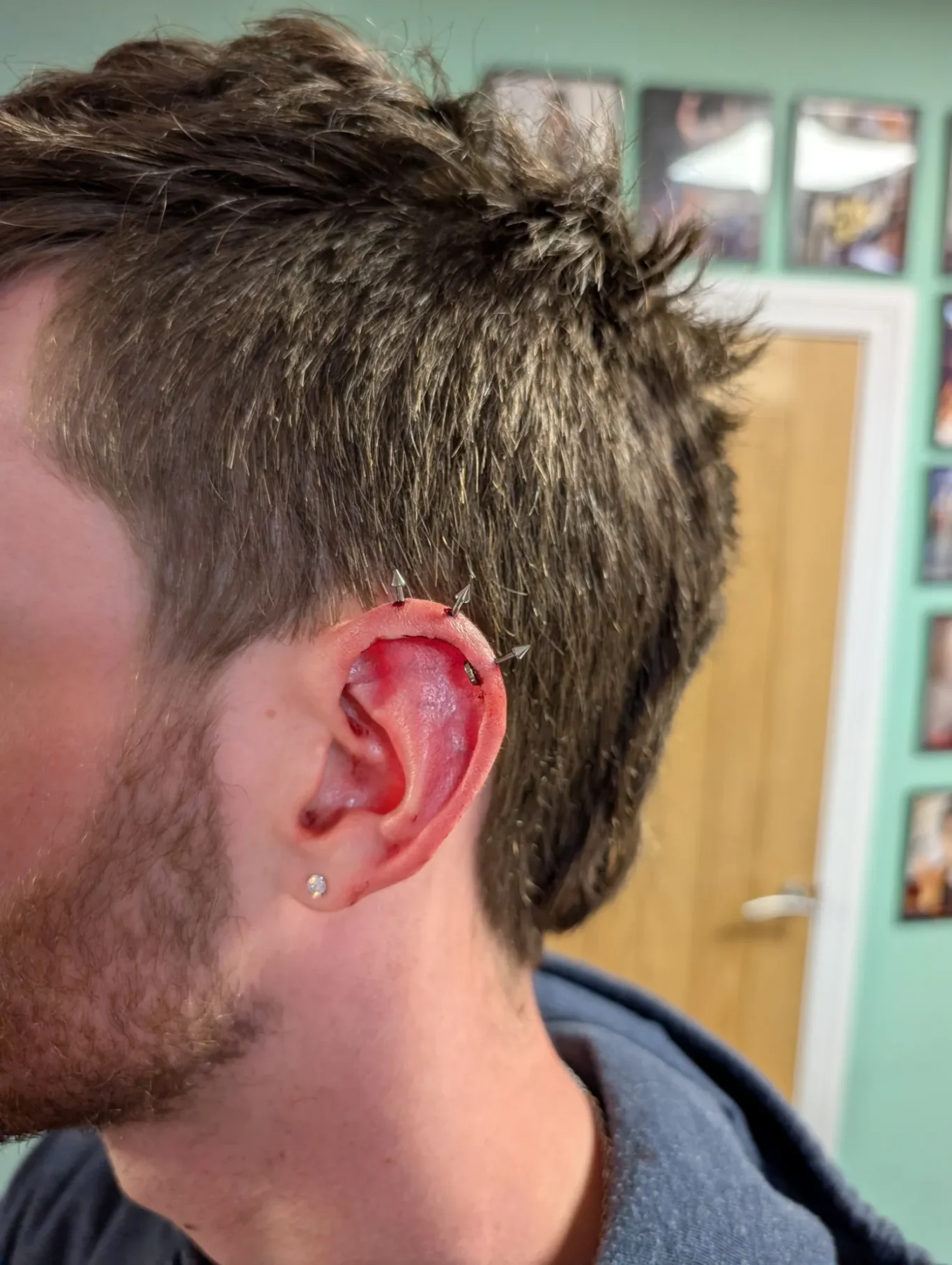 Triple Helix Piercing / Ear Mohawk