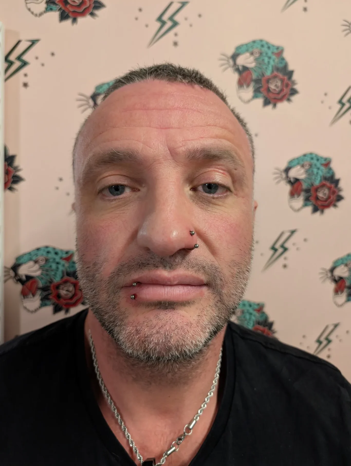 Nostril Nose Piercing & Lip Piercing