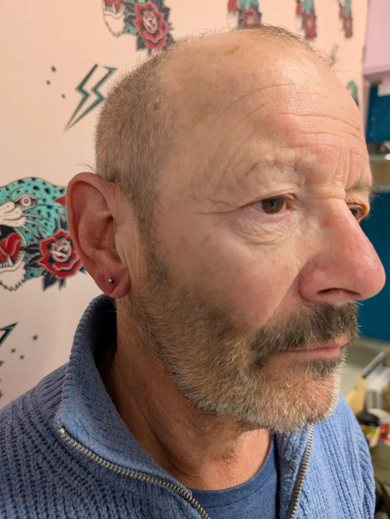 First Lobe Piercing