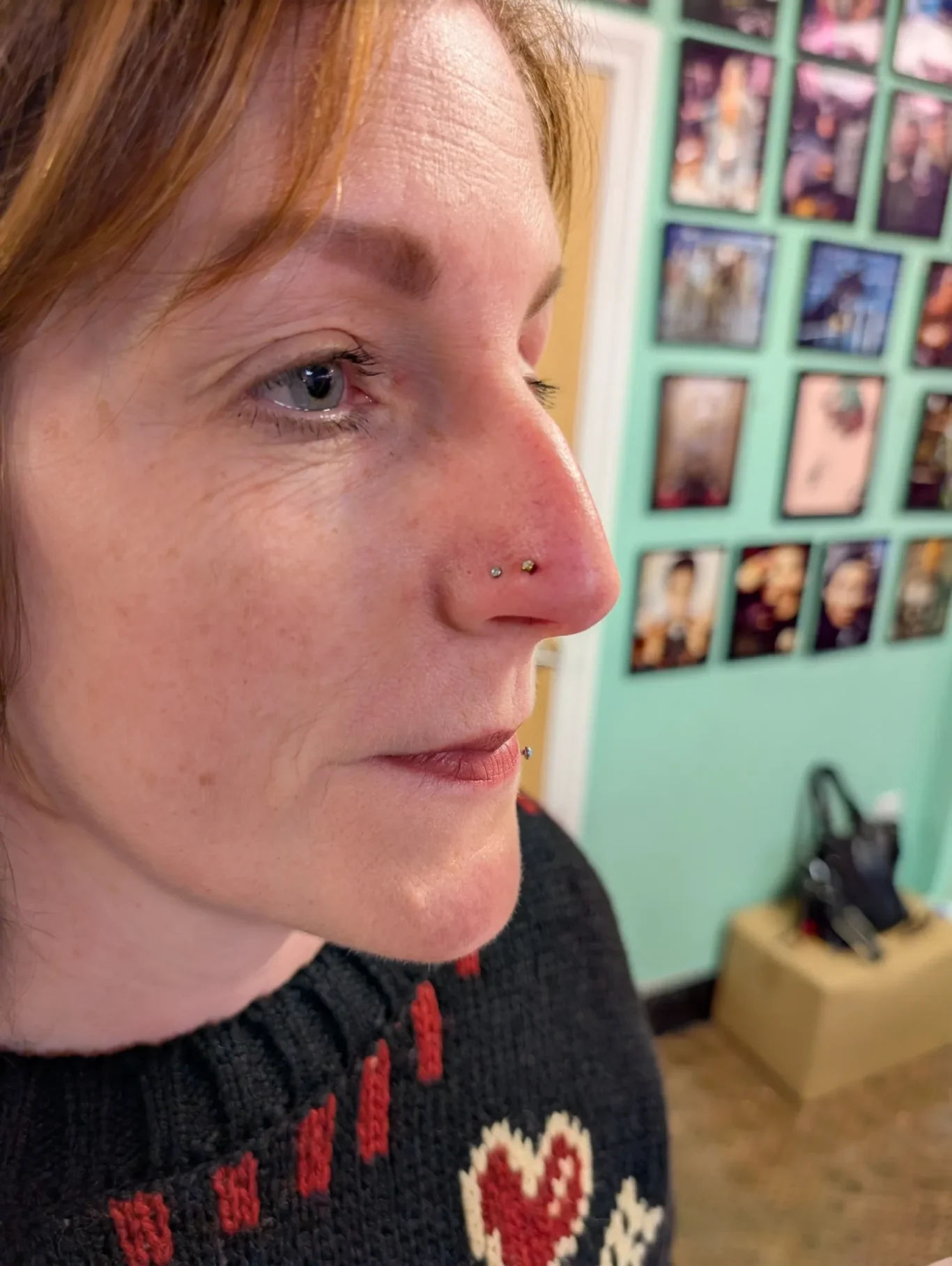 Nostril piercing / Nose piercing