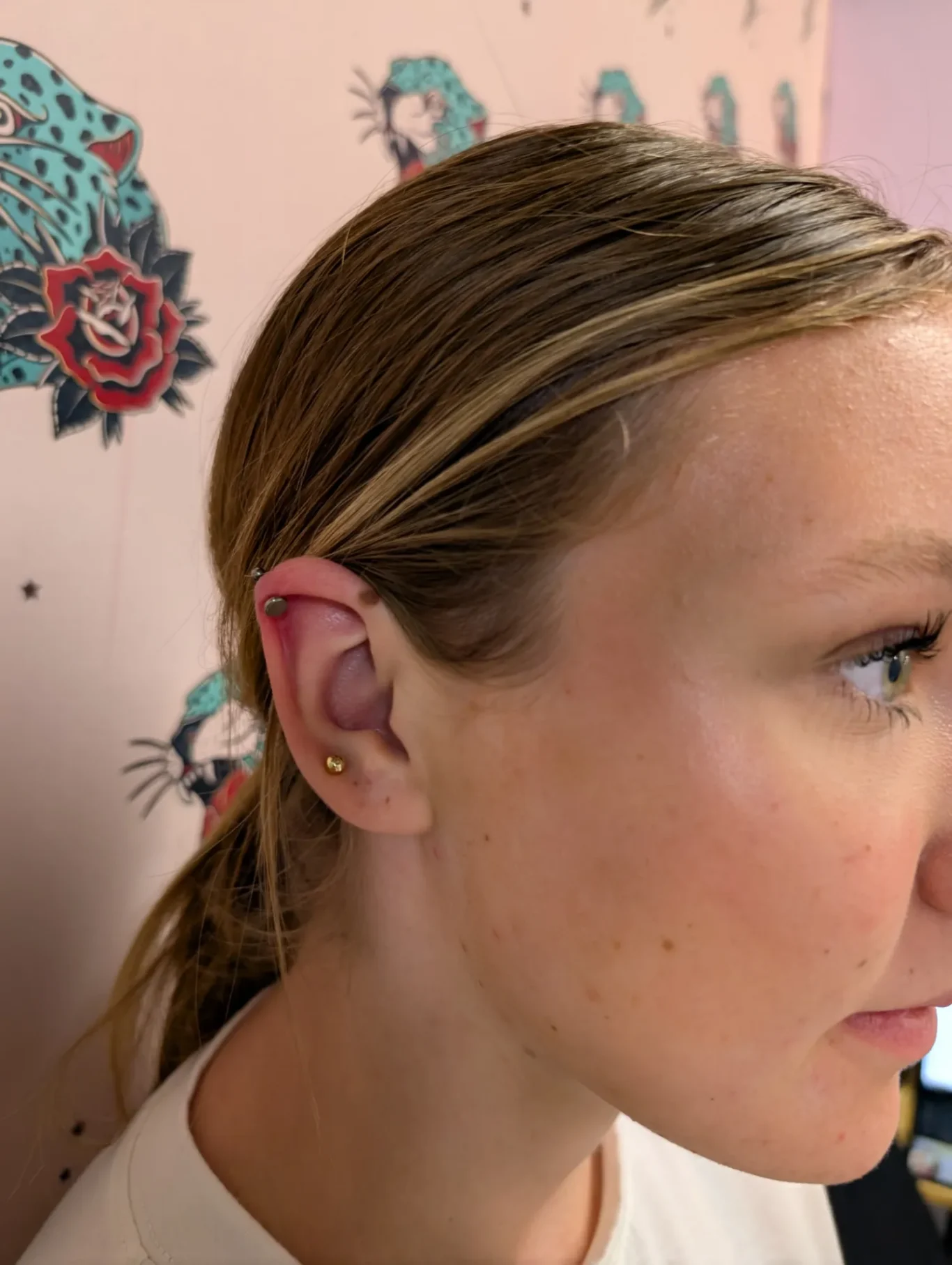 Upper Helix Ear Piercing