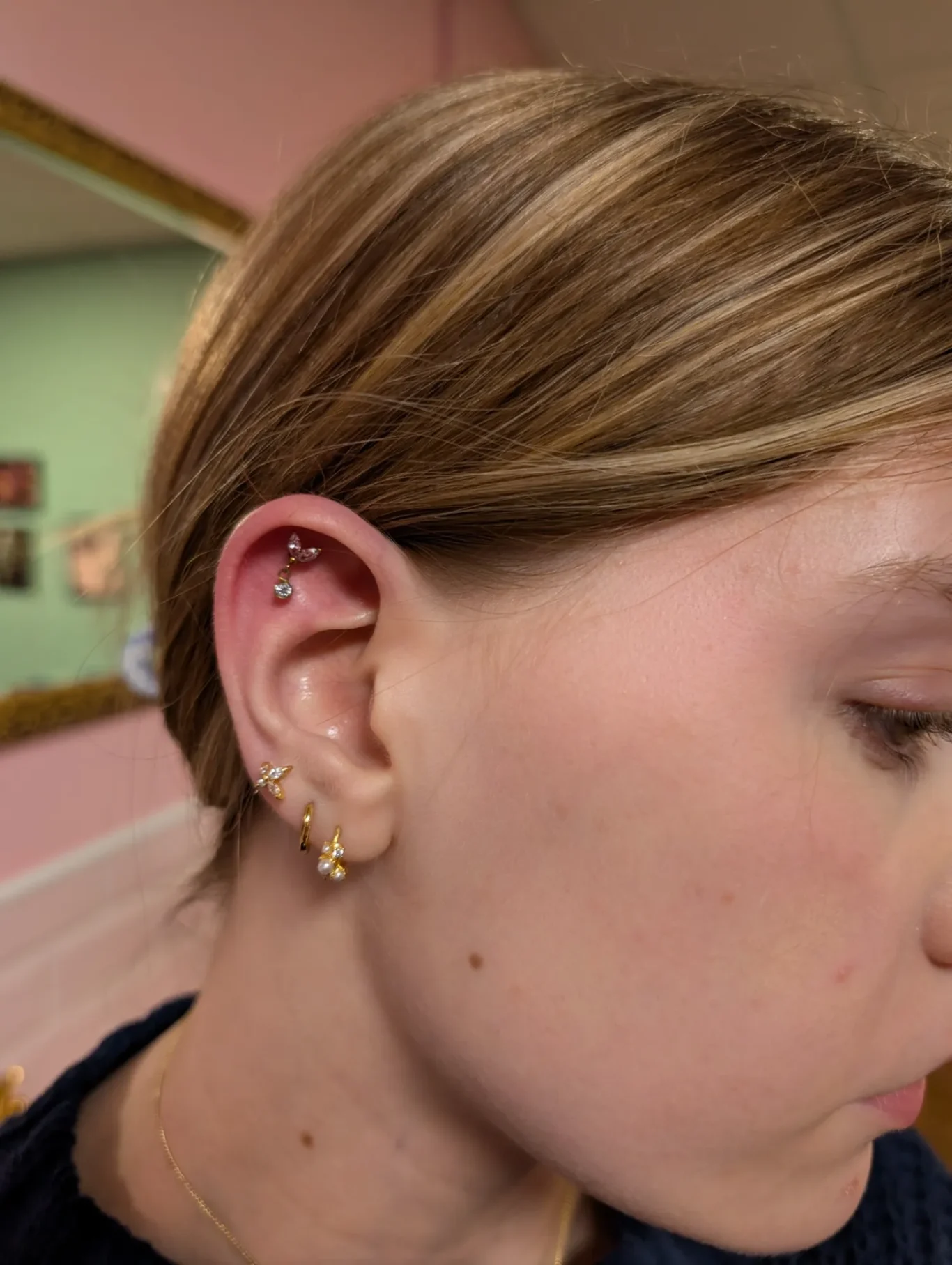 Hidden Helix Piercing