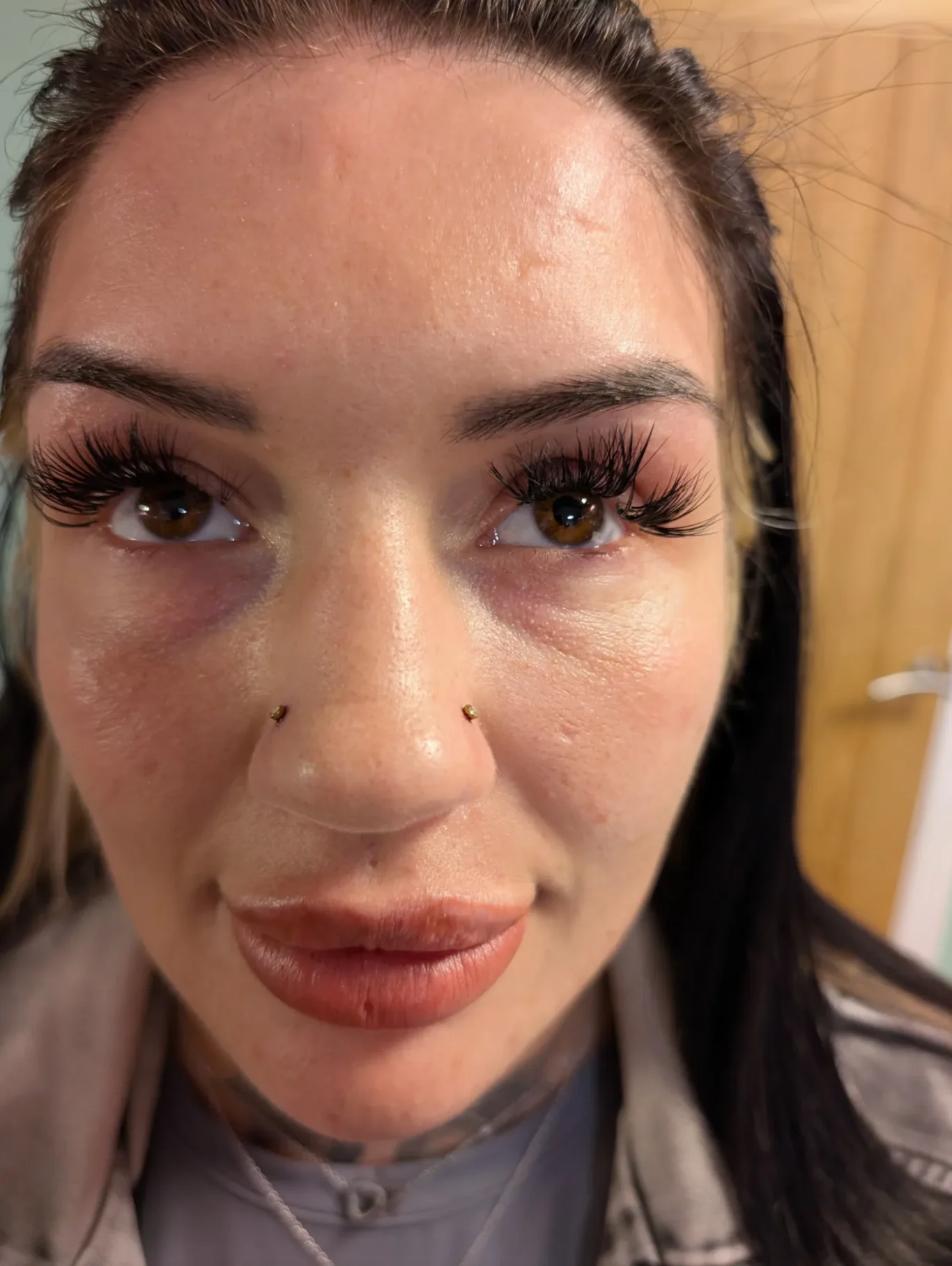 Double Nostril piercing / Nose piercings
