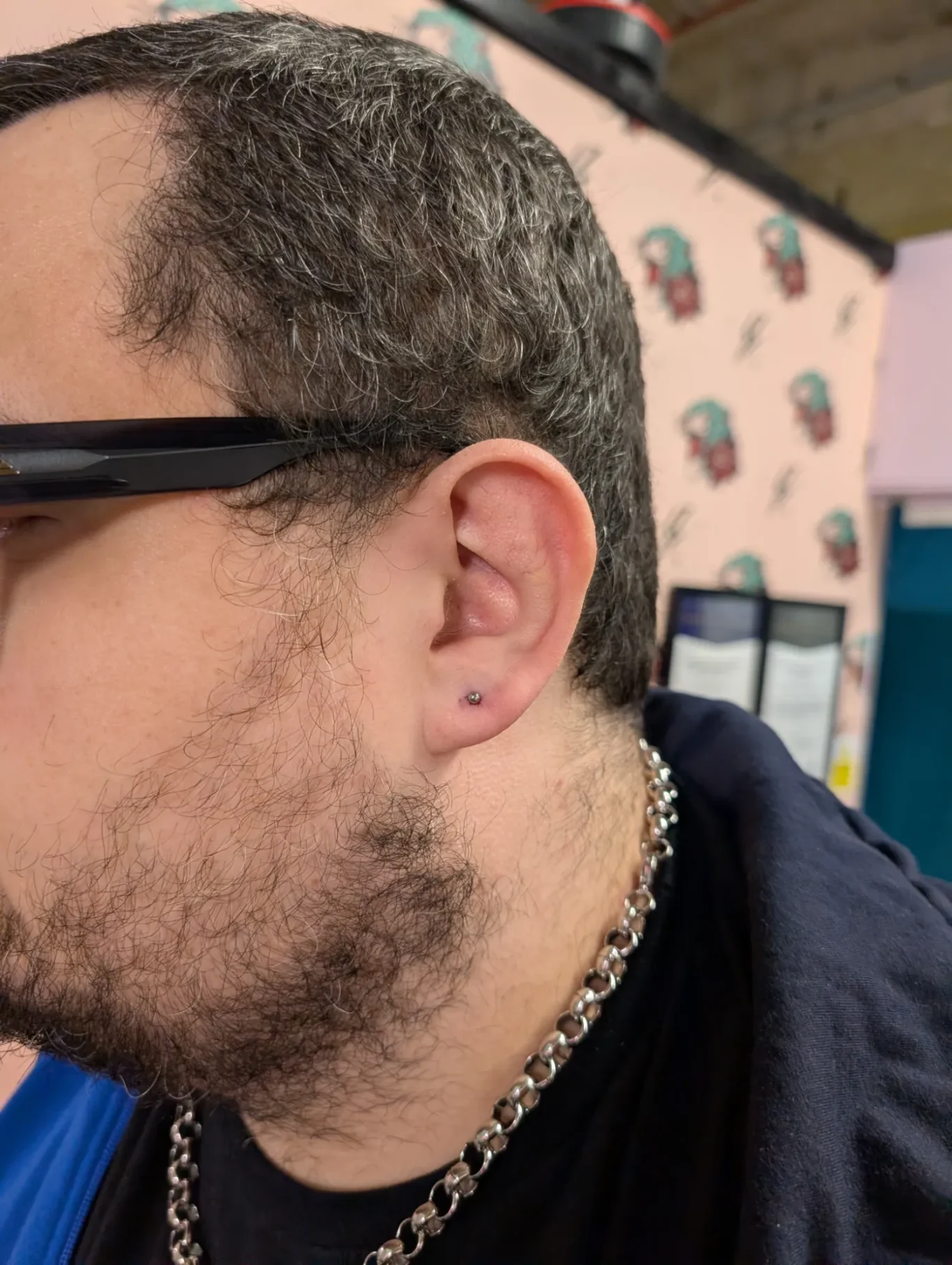 First Lobe Piercing