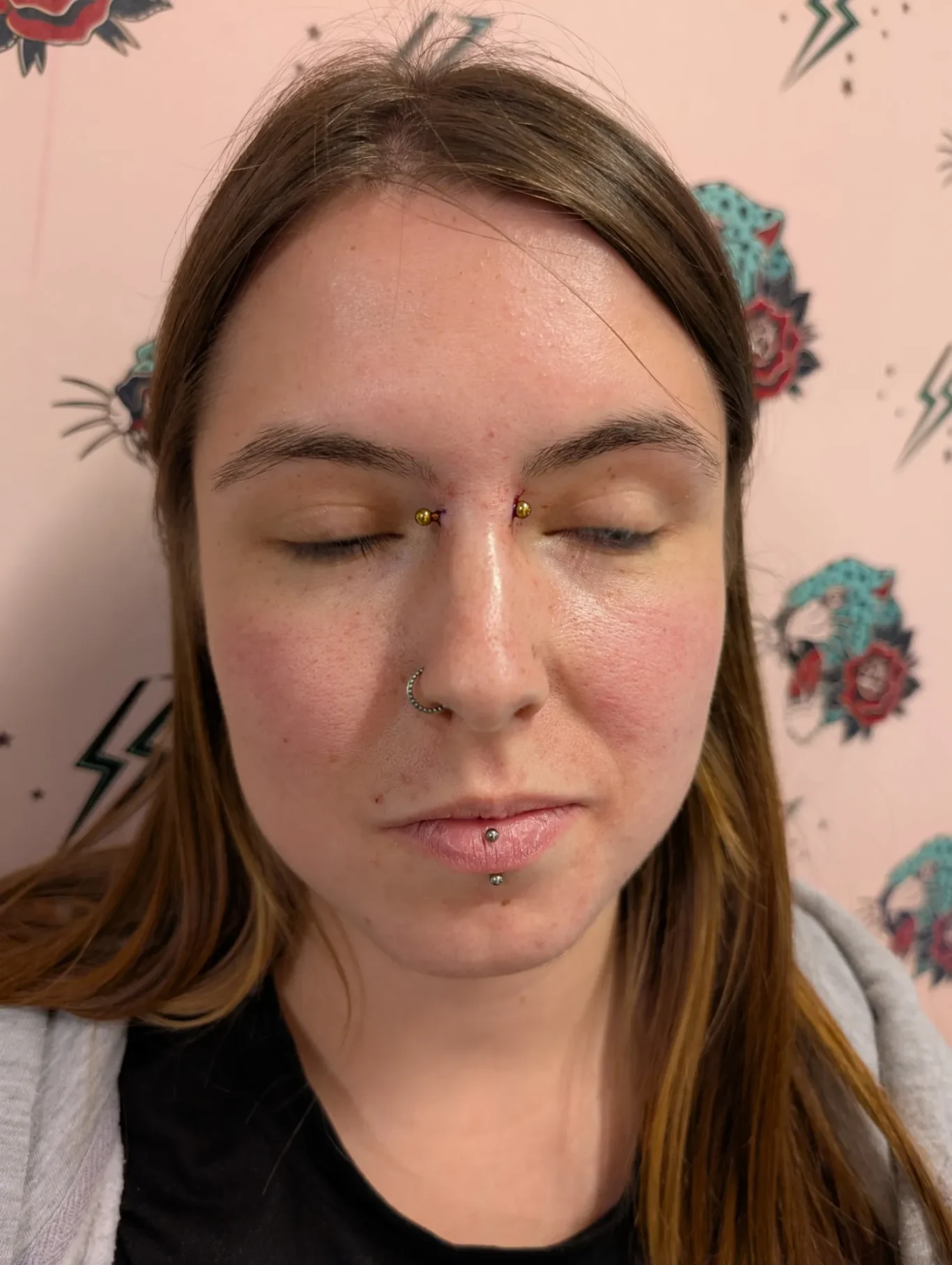 Nose Bridge Piercing